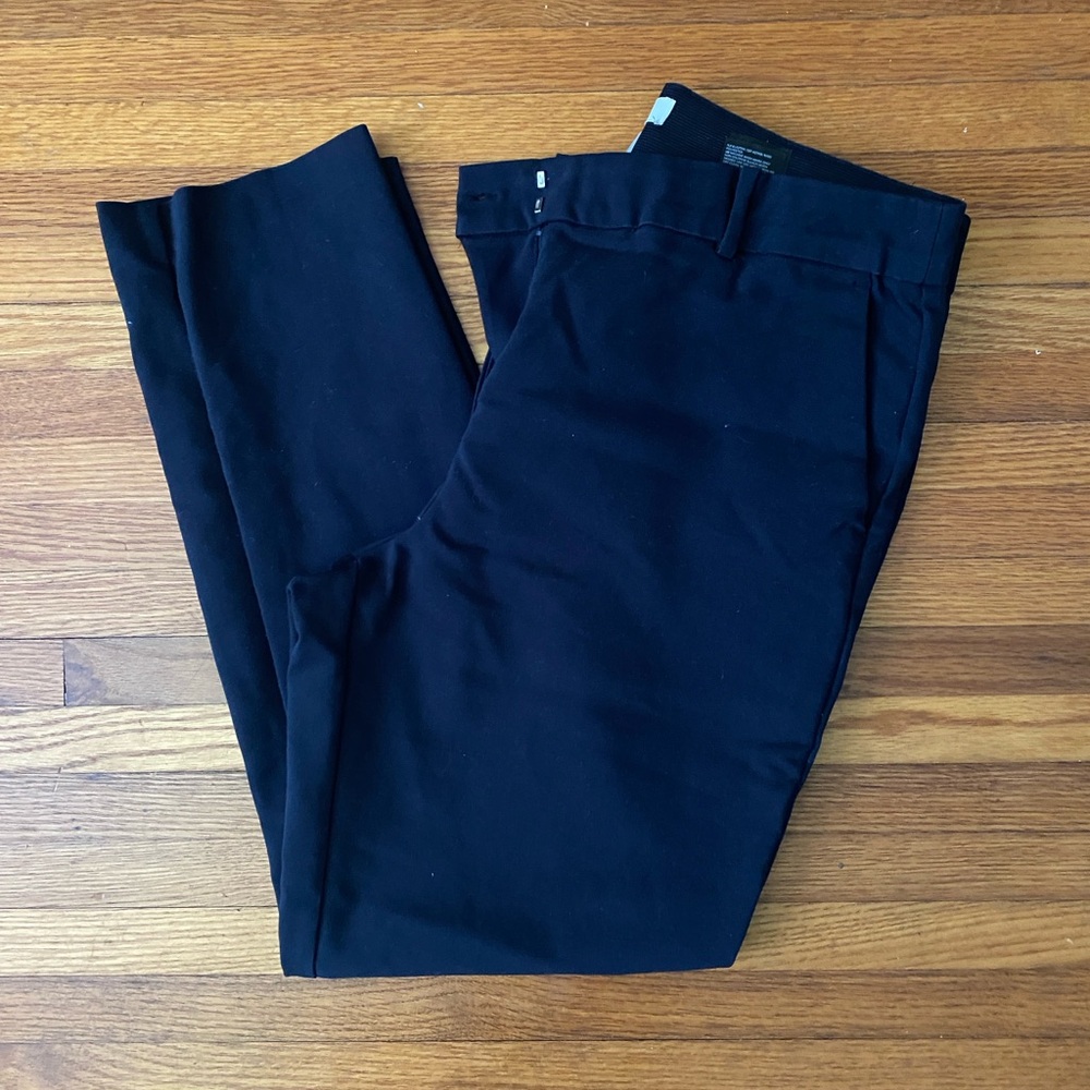 Dark Navy Cigarette Trousers / Work Pants
